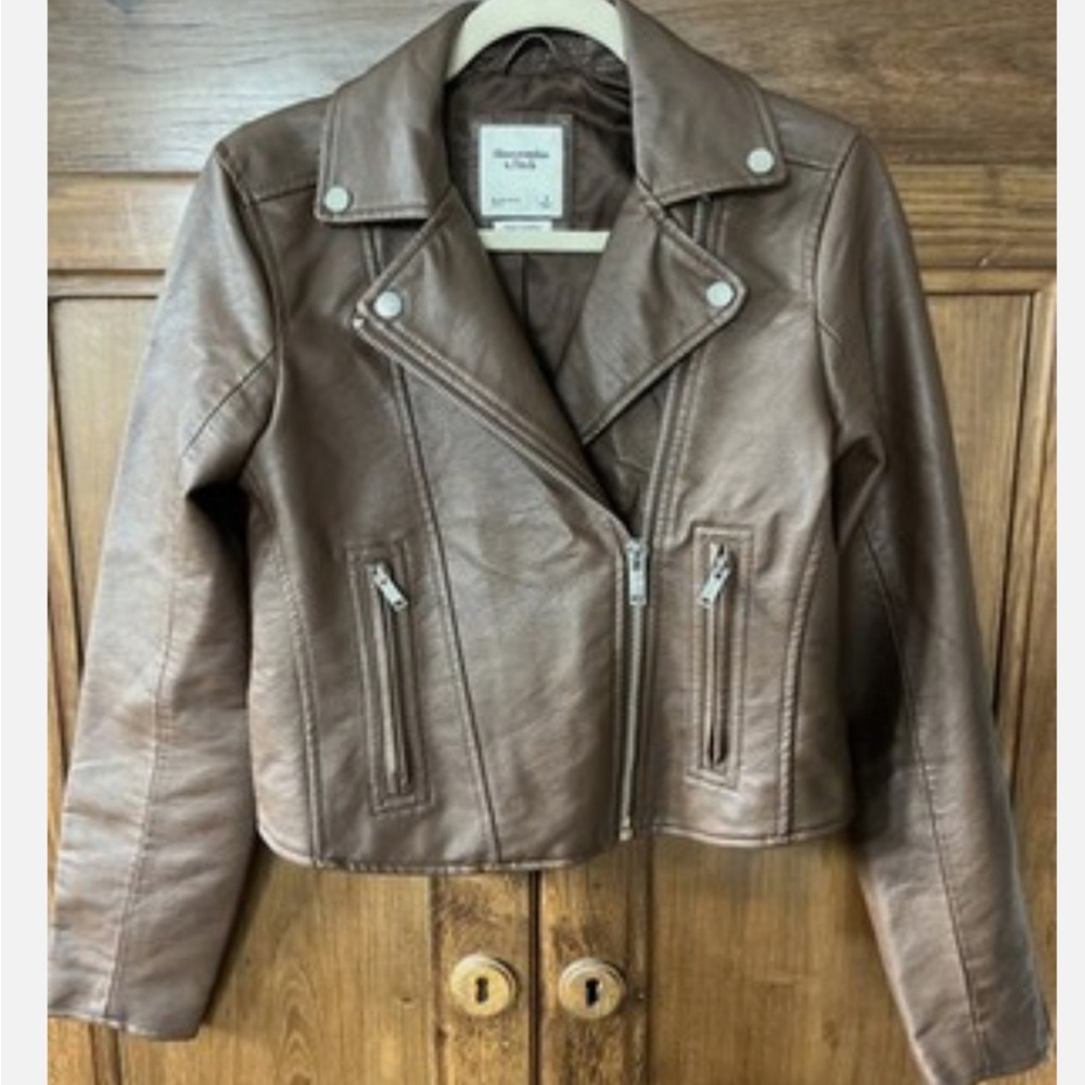 Abercrombie Fitch leather jacket
